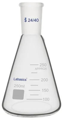 Erlenmeyerkolben 250 ml, Borosilikatglas, 24/40 NS