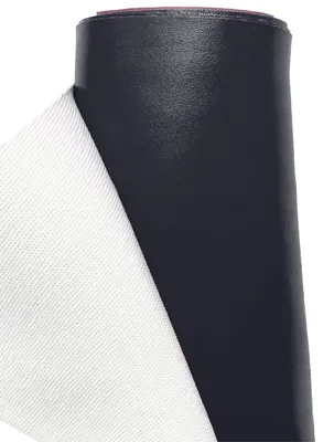 Produktbild von Kunstlederstoff – marineblau – 50 cm x 140 cm