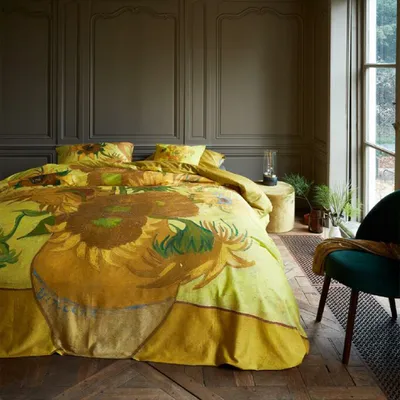 Produktbild von beddinghouse Bettwäsche TOURNESOL Satin 155x220 cm, mit 1 Kissen