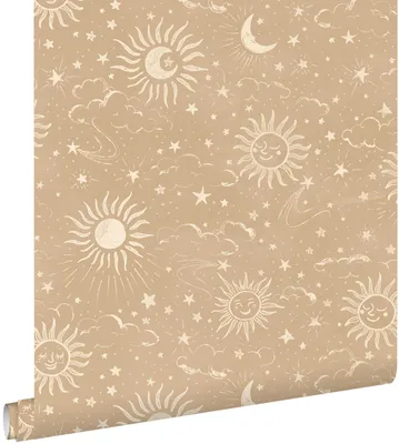 Productafbeelding van ESTAhome behang sterrenhemel beige 50 x 900 cm