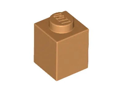 Produktbild von Lego® 50 Stück 3005 Stein Brick 1x1 Part Basic Steine 50 Mittleres Nougat
