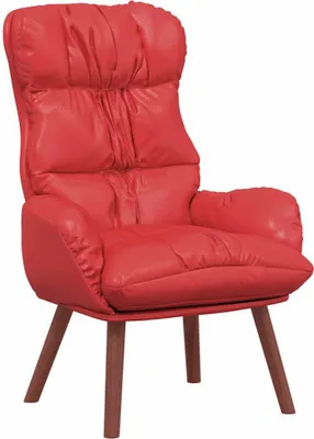 Obrázok produktu pre vidaXL Kreslo červené 69 x 74 x 93 cm Imitácia kože