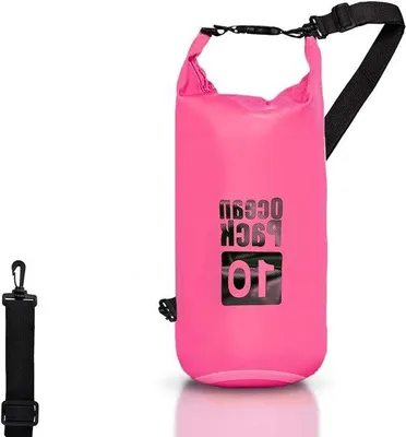 Image de Sacs de voyage imperméables - 10 litres - Activités nautiques - Protection - Tie-dye rouge
