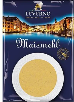 Produktbild von Leverno Maismehl 1000 G Packung Vegan Glutenfrei leicht süßlich