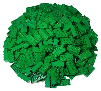 Produktbild von LEGO® DUPLO® 2x4 Steine Bausteine Grundbausteine Grün - 3011 NEU! Menge 80x