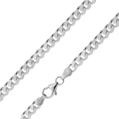 trendor 75141 Halskette für Herren Silber 925 Panzer 5 mm breit 1