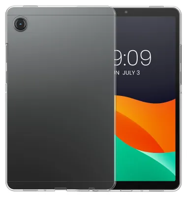Produktbild von kwmobile Hülle kompatibel mit Samsung Galaxy Tab A11 / A9 Hülle - weiches TPU Silikon Case transparent - Tablet Cover Transparent, KI-generiertes Bild