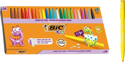 Zdjęcie produktu dla Flamastry BIC Kids Visacolor XL ECOlutions 24szt.