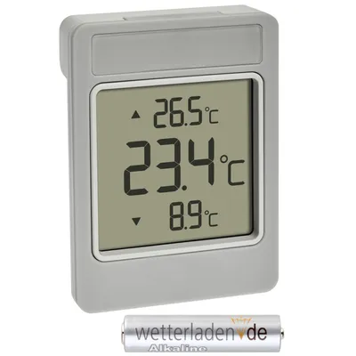 Produktbild von Digitales Fensterthermometer Window TFA 30.1067.15 wetterfest selbstklebend