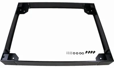 Produktbild von Rockstable 19" Sockel - Rollenplattform - Schwarz - SPCC - Stahl - 48,3 cm (19 Zoll) - 800 mm - 1000 mm