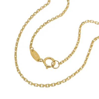 Zdjęcie produktu dla Łańcuszek 1.3mm Anchor chain 9ct GOLD 45cm złoty 1.3mm