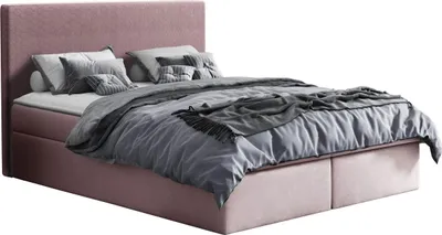 Produktbild von MIRJAN24 Boxspringbett Cosmo, Doppelbett mit zwei Bettkästen für die Bettwäsche, Stilvoll Polsterbett (Farbe: Velluto 14, Größe: 160 x 200 cm)