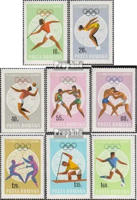 Produktbild von Briefmarken Rumänien 1968 Mi 2697-2704 (kompl.Ausg.) postfrisch Olympische Sommerspiele