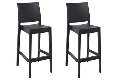 Produktbild von 2er Set Barhocker HLO-CP39  schwarz