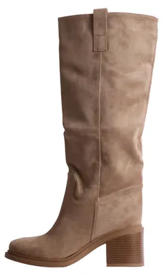 Produktbild von Stiefel mit Reißverschluss, runder Zehenpartie und breiter Passform