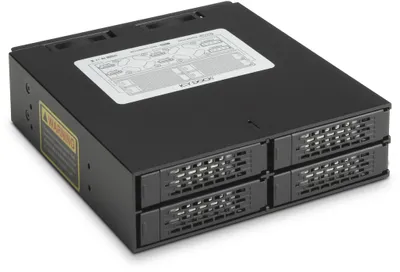 Produktbild von HP 4-in-1 SFF (2,5 Zoll) Festplattenträger, Schwarz, 2 Lüfter, 4 cm, Business, 170,1 mm, 41,4 mm