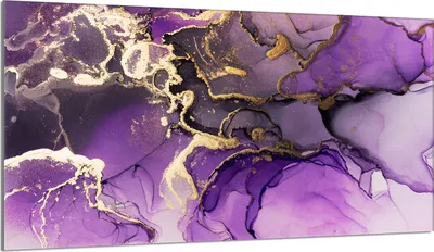 Image de Plaque de recouvrement pour cuisinière 90x52 Vitrocéramiquefeld Couverture anti-éclaboussures Plaque en verre Deko Planche à découper, Marbre Violet