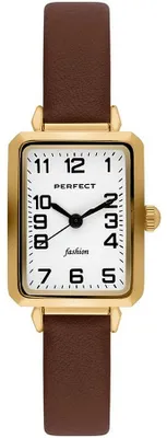 Produktbild von Damenuhr Perfect, braun, Perfect-PF01255