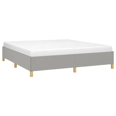 Produktbild von "2026 Aktion"Boxspringbettgestell - CLORIS - Doppelbett - Robust und langlebig - Hellgrau 160x200 cm - Einfache Montage -  Stoff - NeuMöbel4599801