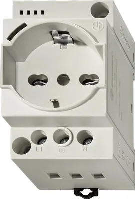 Immagine prodotto di Presa per quadro elettrico grigio - Presa 7U.00.8.230.0000