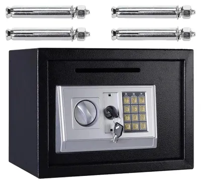 Image de Boîte sécurisée, clavier numérique, clé de secours, boîte sécurisée -16 L