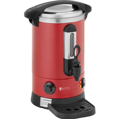 Obrázek produktu pro Ohřívač vody s dvojitými stěnami a odkapávačem 6,1 l 1500 W červený