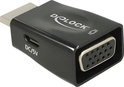 Image de Delock Adapter HDMI Stecker > VGA Buchse