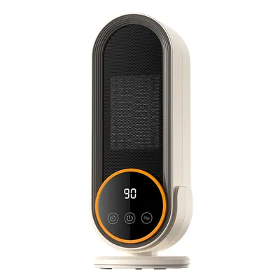 Imagen del producto de Calentador eléctrico, elemento calefactor de cerámica PTC, diseño de mesa con control de tiempo inteligente y mando a distancia