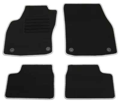 Produktbild von Fußmatten-Set für Opel Astra H, 003/2005-11/2009, 4-teilig, Schwarz