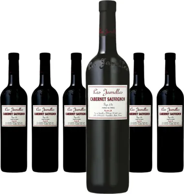 Produktbild von 6 x Les Jamelles Cabernet Sauvignon