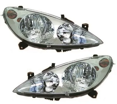 Produktbild von TYC Scheinwerfer Set für Peugeot 307 8/2000-6/2005 H1 H7 Halogen LWR V-System