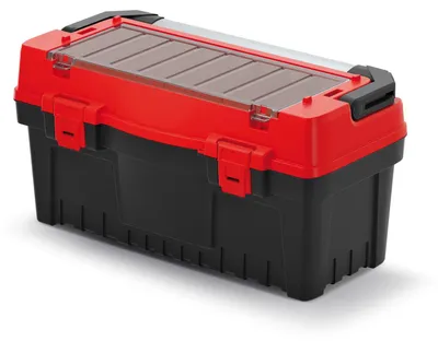 Produktbild von Werkzeugkoffer vielseitig mit Aluminiumgriff Plastik 60 cm lang