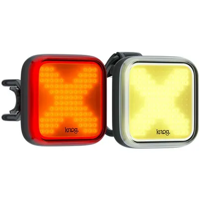 Produktbild von Knog Blinder X Black Front 200 lm / Rear 100 lm X Fahradlichterset