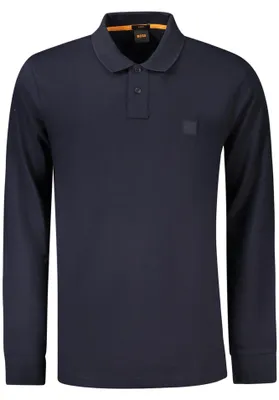 Zdjęcie produktu dla HUGO BOSS Herren-Poloshirt, langärmlig, blau