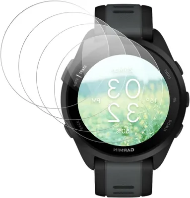 Immagine prodotto di Protezioni per schermo - Vetro temperato - Proteggono l'orologio - Resistenti ai graffi - Confezione da 4 pezzi - Trasparente