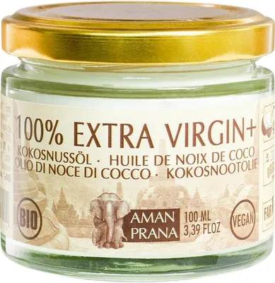 Productafbeelding van Amanprana Kokosolie Extra Vierge (100 ml)