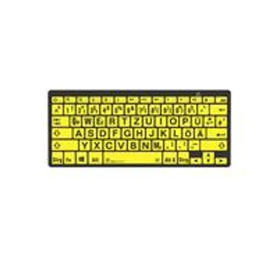 Produktbild von Logickeyboard LKB-LPBY-BTPC-DE Tastatur Bluetooth QWERTZ Deutsch Schwarz