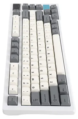 Obrázek produktu pro Bezdrátová mechanická klávesnice Darmoshark K8 s 81 klávesami a třemi režimy, model K81, s plnobarevným RGB podsvícením, 18 světelnými efekty, plně vyměnitelnými klávesami za provozu, dobíjecí baterií, připojením přes Bluetooth 5.0 a 2,4 GHz, kabelovým připojením a velkým displejem