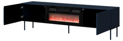 Produktbild von Vermezzo - TV-Schrank, 200x42x57h cm blau, ein Regal