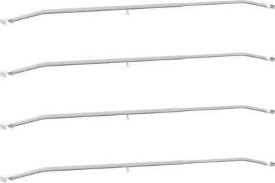 Immagine prodotto di Supporto per teloni per rimorchi, 4 pezzi, argento, 130-210 cm, alluminio