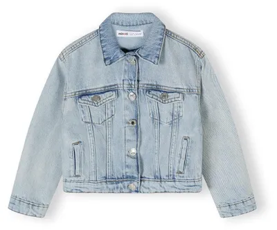 Produktbild von Minoti Jeansjacke Mädchen Oversize – Kinder-Übergangsjacke Hellblau Gr. 158