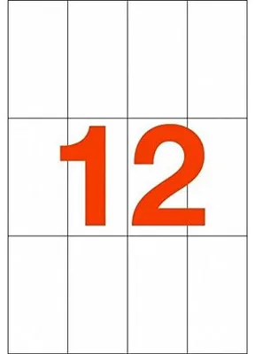 Produktbild von Etiketten 70x37mm Weiß APLI Mehrzweck-Etiketten, selbstklebend, 100 Stück