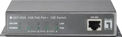 Immagine prodotto di LevelOne Switch 5x GE GEP-0520 61.6W 4xPoE+