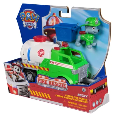 Obrázek produktu pro PAW Patrol PAW VHC Fire Rsc Lrg Vhc Rocky GML, Nákladní auto, 3 rok/roky, Plast, Vícebarevný