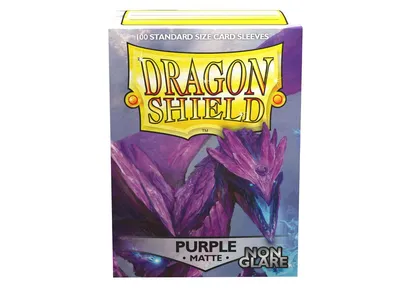 Immagine prodotto di Manicotti standard Dragon Shield - viola opaco (100 manicotti)