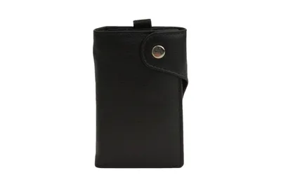 Produktbild von RFID Schlüsselgeldbörse und Schlüsseltasche gegen Datendiebstahl LEAS in Echt-Leder, schwarz - Special Edition