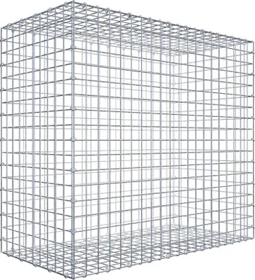 Produktbild von Gabione 100 cm x 90 cm x 50 cm (L x H x T), Maschenweite 5 cm x 5 cm, C-Ring