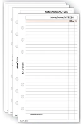 Produktbild von Ersatzeinlage A6 Medium 95x172mm Notizen 50 Blatt