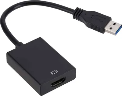 Produktbild von USB 3.0-auf-HDMI-Adapter, 1080P HD-Video USB-auf-HDMI-Adapter-Konverter, kompatibel mit Laptop-HDTV