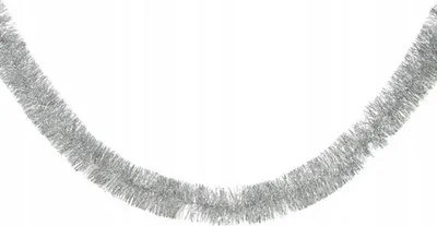 Produktbild von Christbaumkette Girlande Silber 270 cm Glänzend
